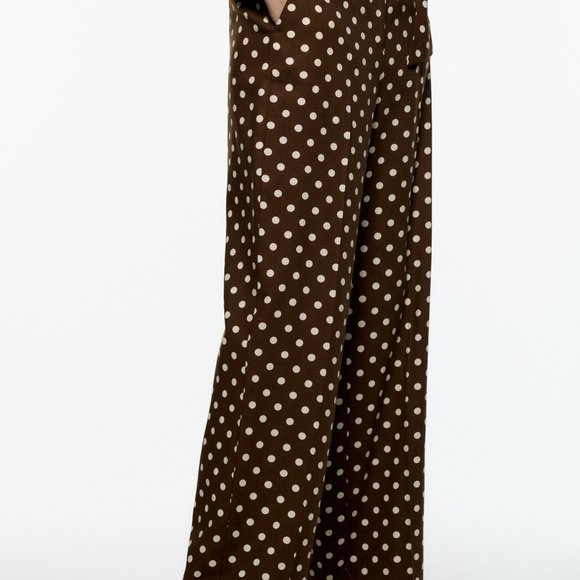 ZARA POLKA DOT PANTS NWT - Picture 2 of 7